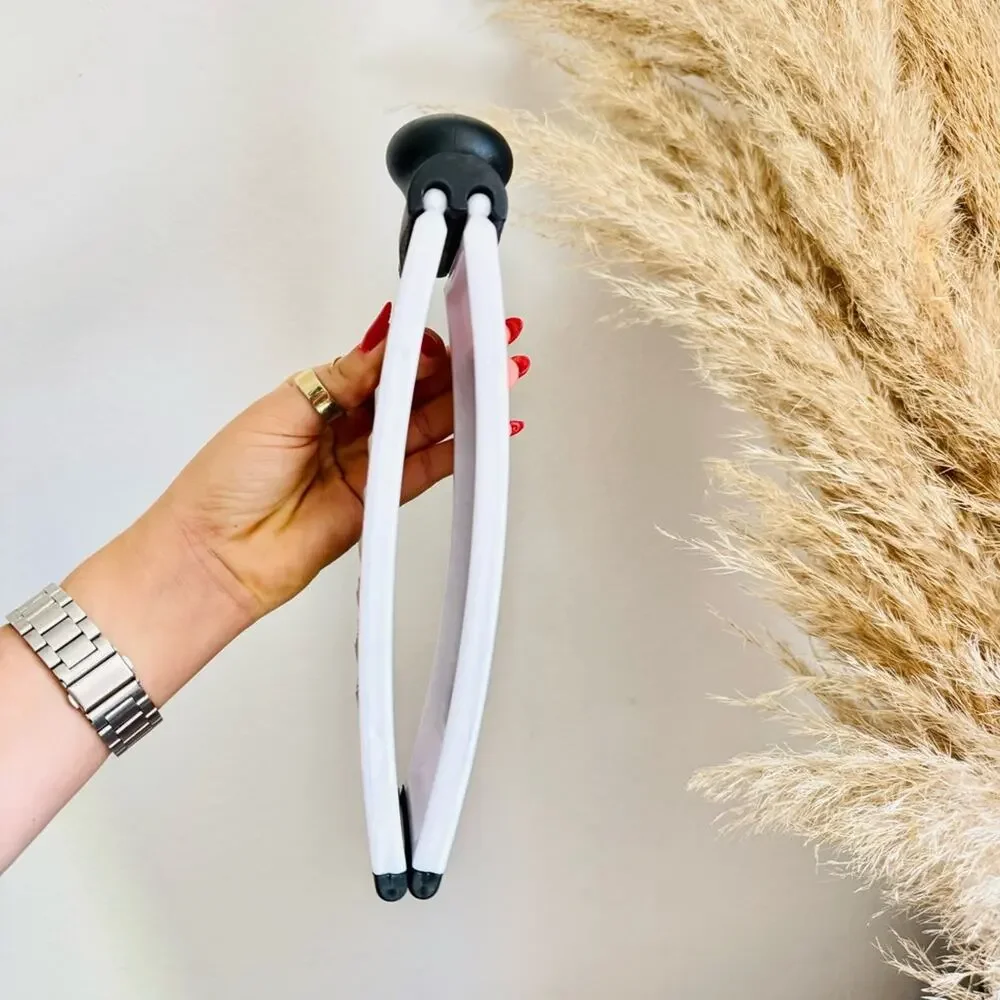 GOODCOOK Black White Plastic Stainless Steel Silver Folding Kitchen Grater Tool